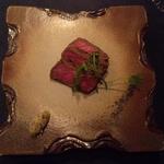 サーラ ビアンキ アル・ケッチァーノ - 宮城牛のロースト　マスタード添え