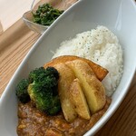 Cafe&Dining にこり - 無水カレーセット（スープ&サラダ付き）