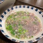 昇家 正々堂 - テールスープ白