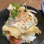 釜たけうどん 明石焼 - 