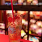 台湾餃子 楊喜 - グラスがお店オリジナルでかわいい♡