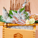 Whole sardine sashimi from the beginning of the rainy season
