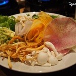 シンシャン - ■野菜を盛ってみました