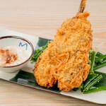 Fried sardines with plum and shiso leaves in early summer with dashi tartar sauce