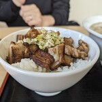 kitakatara-membannai - ねぎ塩炙り焼豚ご飯　　290円