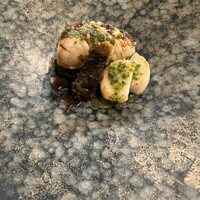 四季彩鉄板くさの - 鰆と貝柱のソテー