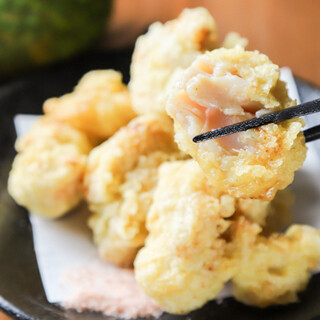 Crispy tempura Tempura with carefully selected flour.