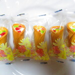 藤兵衛庵 - 花彩つむぎ（フルーツ）　５９４円（税込）個包装５個入り【２０２４年５月】