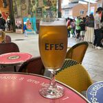 イスタンブールカフェ - トルコのビール「EFES」