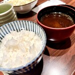 Tonkatsu Wakou Takumian - 国産のお米（当たり前か）