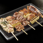 Grilled skewer Hinai chicken