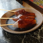 らい亭 - はじめてオーダー。みそおでん。