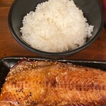 魚の旨い店 - ご飯 ほっけ