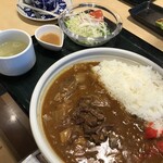 寿松庵 - 牛タンカレーセット