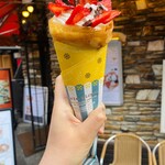 Creperie Alcyon - 苺とチョコカスタードホイップ♡