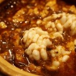 清粥小菜　明 - 鱈の白子入り 麻婆豆腐