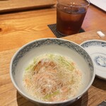 料理屋くおん - 小芋の蟹餡掛け