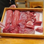 鮨 子都菜 - こんなの見せてもらったらいろいろ食べたくなる