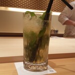 江戸焼肉 - モヒート　ロン サカパ 23　グアテマラ　ラム酒を使用