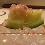 江戸焼肉 - 静岡メロン　削りハム　本当に美味しかった❗歴代No.1