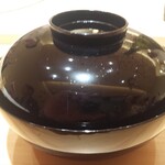 江戸焼肉 - 霧が …… 椀(タケノコ、宮崎県産?)