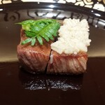 江戸焼肉 - 神のタン　(えのきのナムル)