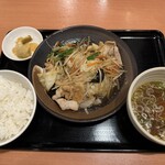 幸楽苑 - シャキシャキ野菜炒めセット