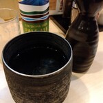 とり乃屋 - 宮崎限定の霧島を水割りで。