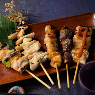 備長炭で焼き上げた拘りの炭焼き！