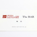 PIZZA SALVATORE CUOMO - ショップカード '14 2月中旬