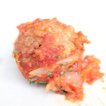 PIZZA SALVATORE CUOMO - ランチブッフェの惣菜：ミートボールのトマトソース煮込み '14 2月中旬
