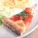 PIZZA SALVATORE CUOMO - ランチブッフェのピッツァ：プチトマトとバジルのピッツァ '14 2月中旬