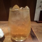 鳥茂 - 梅酒ソーダ