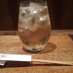 鳥茂 - 梅酒ソーダ