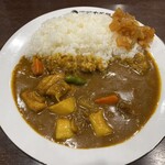 Karehausu Kokoichibanya - THEチキンカレー（400g、2辛、ハーフやさいトッピング) 計¥1309