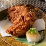 Fried chicken marinated in miso
