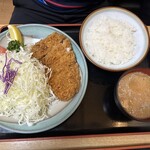 とんかつ うちの - 三元豚ロースカツ定食