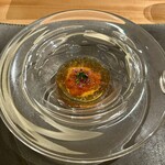 銀座 大石 - 雲丹のコンソメジュレ