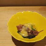 鮨 歴々 - ホタルイカの酢味噌漬け