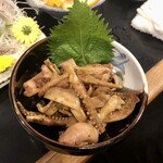 ほろよい - イカわた炒め