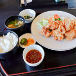 Takagawa Higashitokushima Gorufu Kurabu - 若鶏の唐揚げ定食