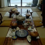 グルメ民宿はまもと - 通していただいたお部屋は、冬の日本海が眺められるお部屋…