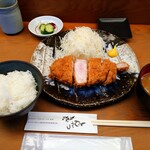 とんかつひなた - 漢方三元豚の上ロースかつ定食