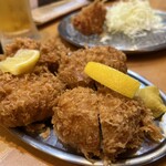 立呑み とんかつ まるや - 柔らかいヒレカツ