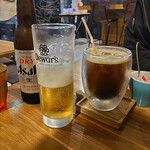 KATSUBAYASHI - アイスコーヒーとビール