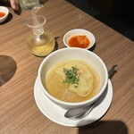 Ushihachi - ハーフ冷麺！お出汁効きまくり！お出汁のシャーベットが入っていて最高！もう一度食べたい！