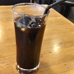 ペスカトーラ - アイスコーヒー。他にアイスティー・オレンジジュースも選べます