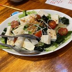 あっき - 島豆腐と山芋の和風サラダ850円