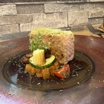 ビストロ セレニテ - 脂肪部位を削ぎ落とした、豚ソテー