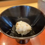 鮨 花美 - 炙り白子